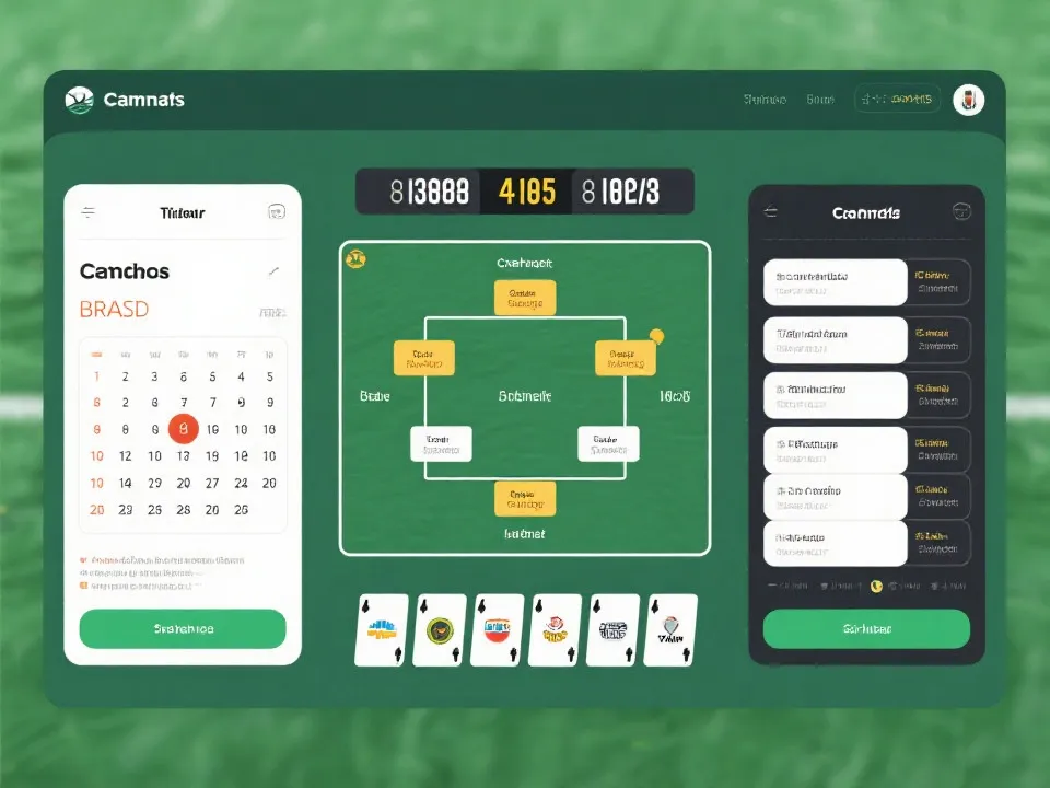 世界杯赛程展示示意图